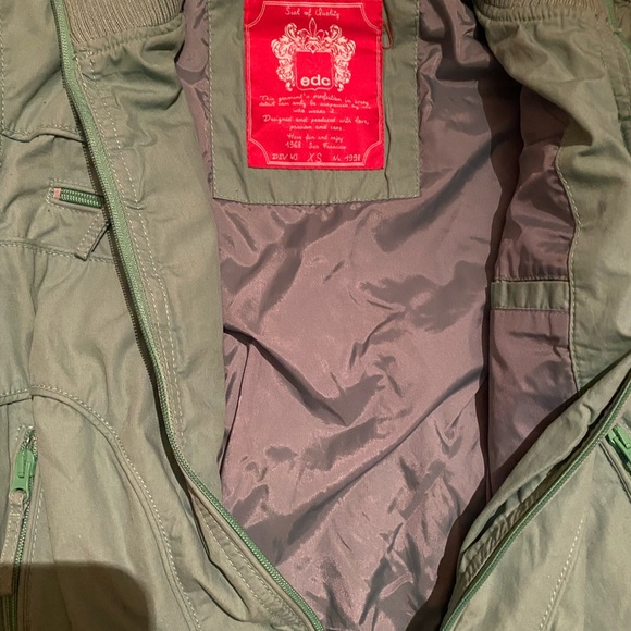 Light green bomber jacket.(Edc by Espirit) - Picture 2 of 5